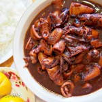 This sweet and spicy squid is a delicious way to serve pusit aside from the usual adobo style.