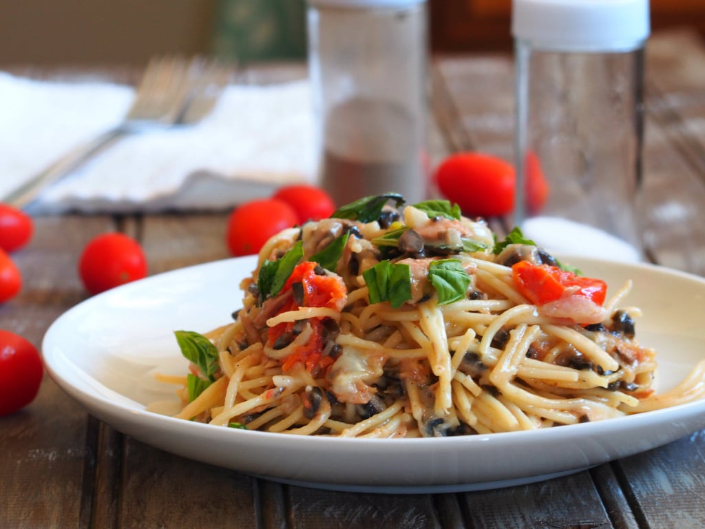 Serve this Tuna Pasta for a light, meat-free dish that is packed with flavor and texture. It is a simple and tasty dish that is ready in no time.