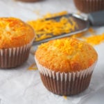 Cheese cupcakes are light but chewy cakes packed with amazing flavor of cheddar cheese.