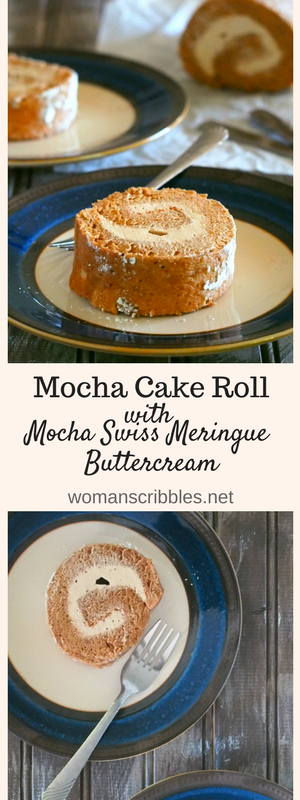 This mocha cake roll is filled with creamy swiss meringue buttercream . It is a lightly indulgent dessert made with simple ingredients you probably have on hand. 