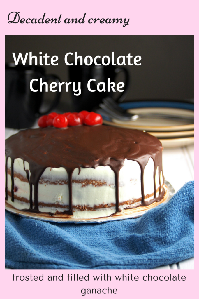 white chocolate cake with cherry recipe