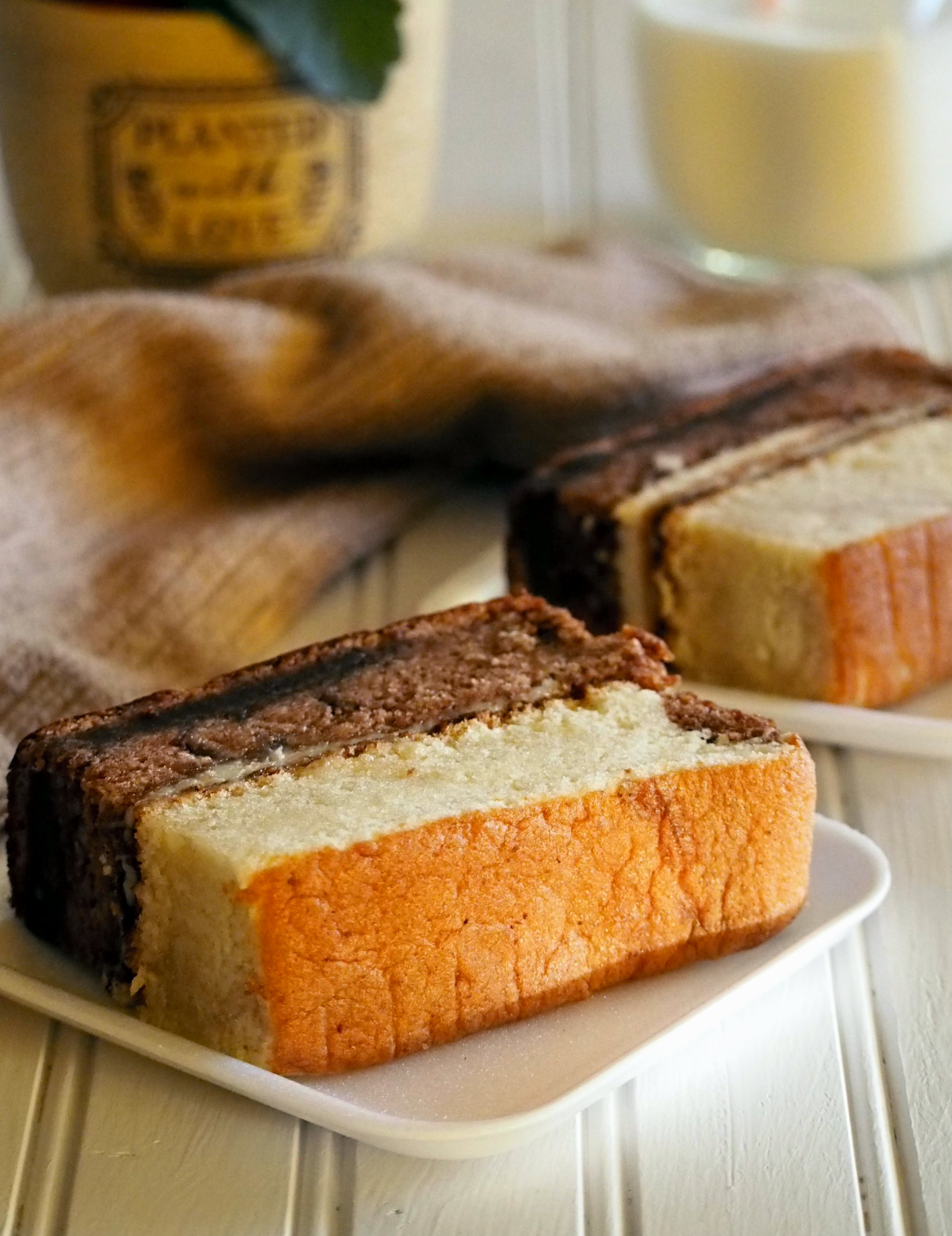 Choco Vanilla Chiffon Cake Woman Scribbles