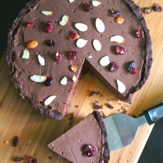 A luscious mocha tart made with a delightful chocolate crust and a rich, chocolate mocha filling.