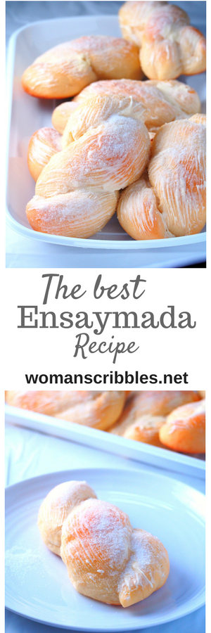Fine textured, soft and lightly sweet, ensaymada is a Filipino style brioche that makes perfect snacks. They can be easily reheated to enjoy any time of day. This recipe is really easy and most time is spent waiting for the dough to rise. The results are really worth the time, though. It yields a batch of ensaymada dough that can produce up to 14 long pieces of ensaymada. You can freeze half of the risen dough for up to a month, thaw it in the fridge overnight and shape to bake.