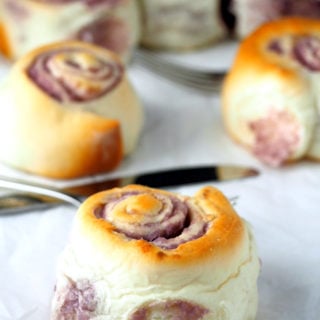 Ube bread rolls are tender,melt in your mouth bread filled with creamy ube ( purple yam) jam.