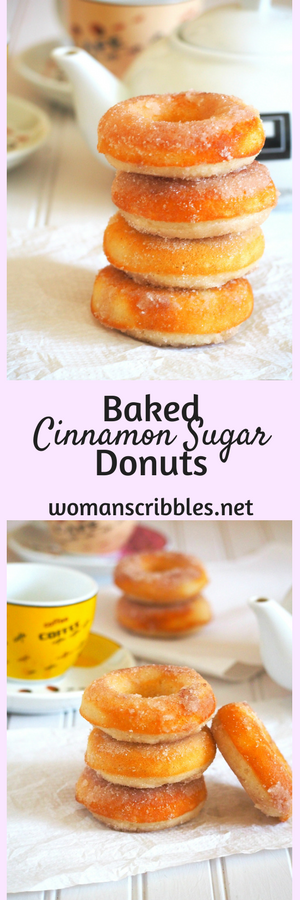 If you love buying commercial donuts, try making these cinnamon sugar donuts and enjoy them warm and baked fresh out of the oven. You will love reaching out to these goodies because they are so soft and chewy and delightfully sweet.
