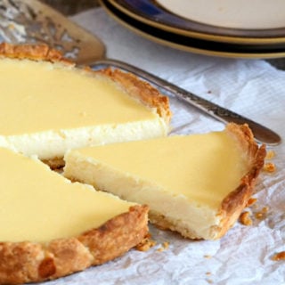 Cheese Tart is a creamy and velvety cheese filling that is nestled on a flaky cream cheese pie crust. The tandem of the two combined makes for such a heavenly, rich dessert.