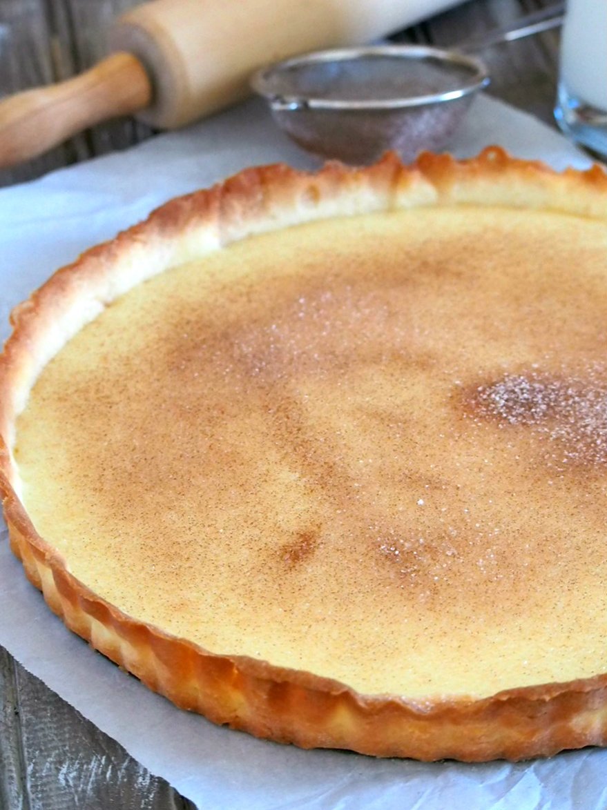 Milk Tart is a simple but delicious dessert that hits just the right spot of sweetness, creaminess and richness with it's milk custard filling.