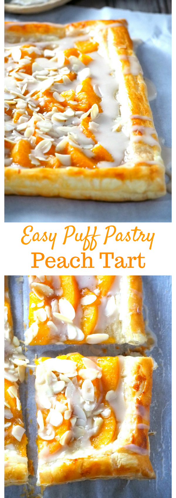 An easy peach dessert that you can make in no time, this pech tart is a delicious and elegant pastry that is sweet, fresh and buttery.