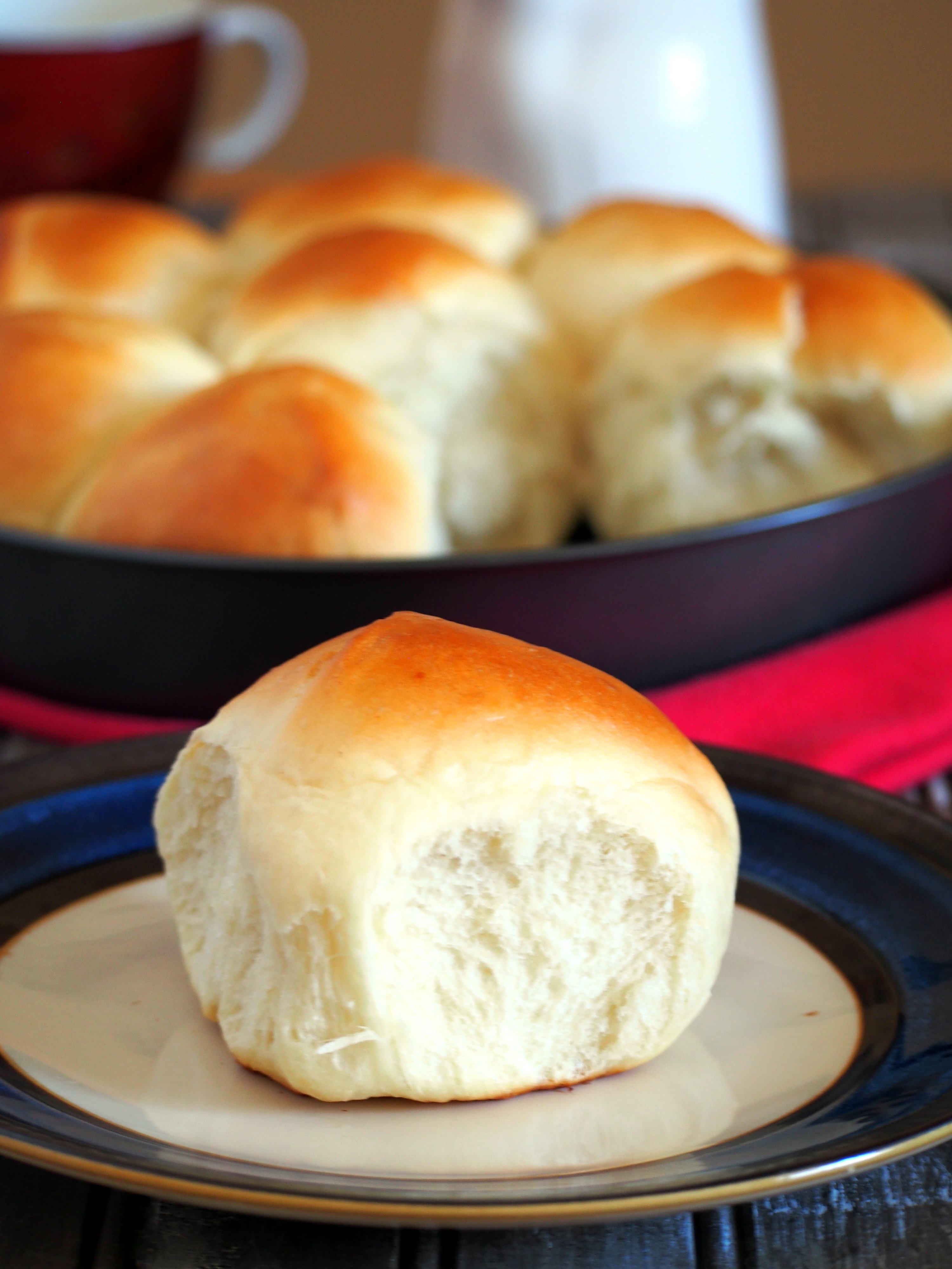 Japanese Milk Buns are known for their distinct, milky taste and their soft, melt in your mouth texture. These soft dinner rolls are perfect with any kind of jam or spread but are delicious on their own.
