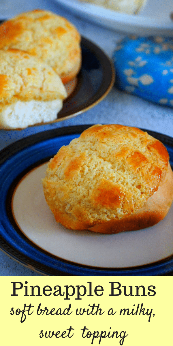 These Pineapple Buns are tasty bread rolls with a milky and rich topping made to resemble the skin of a pineapple. They are fun to eat and delightfully filling. #AsianBuns #SweetBuns #PineappleBuns #BoloBao