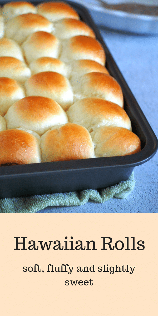 Make these delicious Hawaiian Rolls at home. They are fluffy, slightly sweet and buttery making them perfect on their own, with a pat of butter or as a side to your meals. #HawaiianBuns #sweetrolls #dinnerRolls