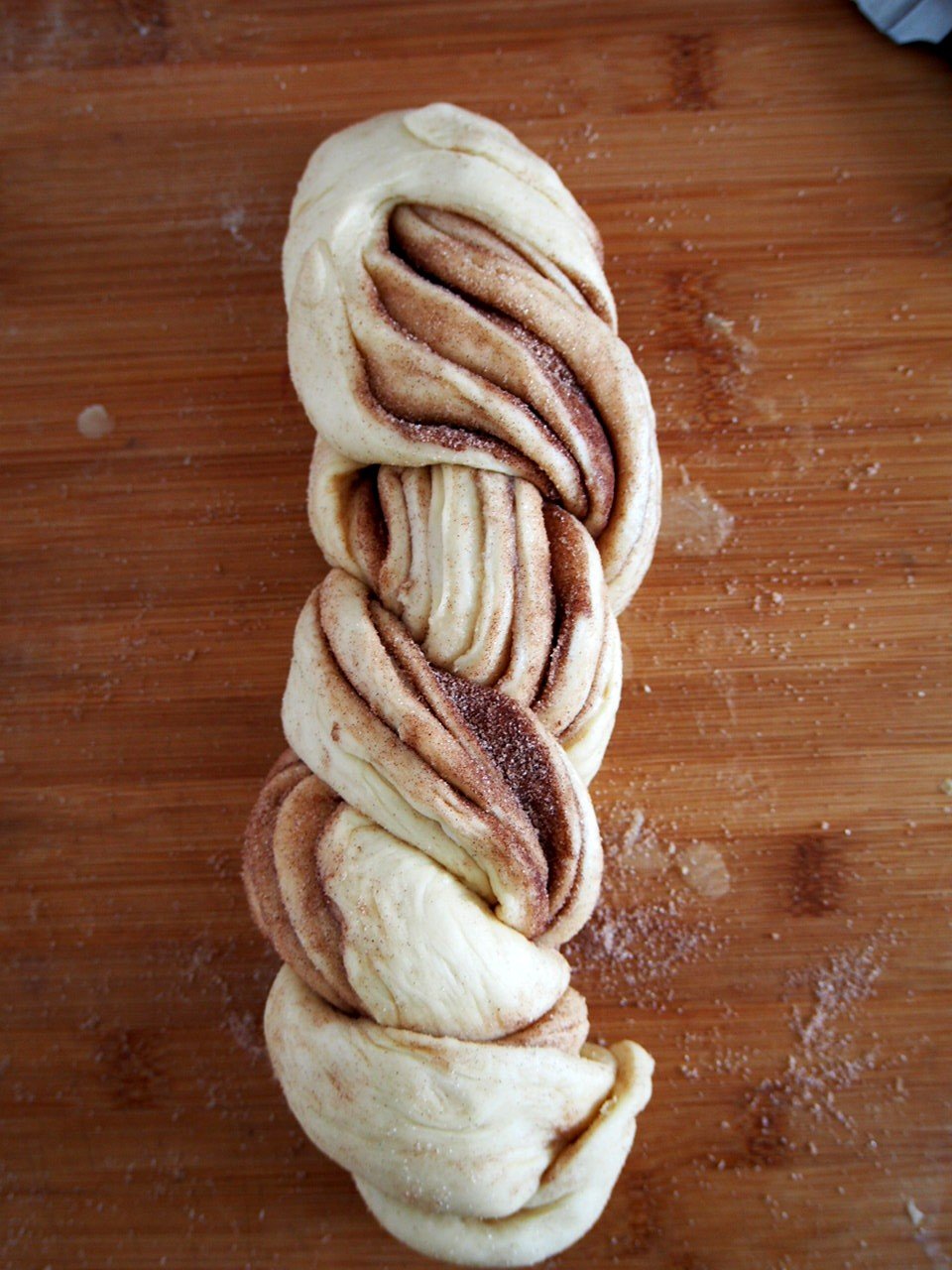 Braided Cinnamon Bread dough.