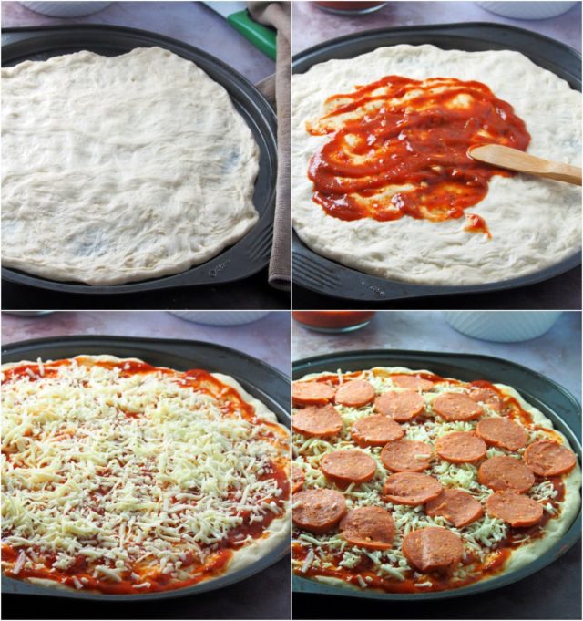 Pepperoni Making Process Homemade Pepperoni Pizza | Woman Scribbles