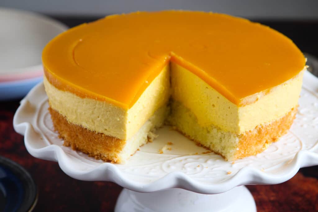 Recipe for mango mousse cake