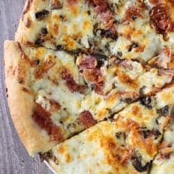Bacon Mushroom Pizza
