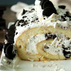 Cookies and Cream Cake Roll
