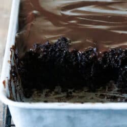 Devil’s Food Sheet Cake:  Easy and Flavorful Chocolate Cake