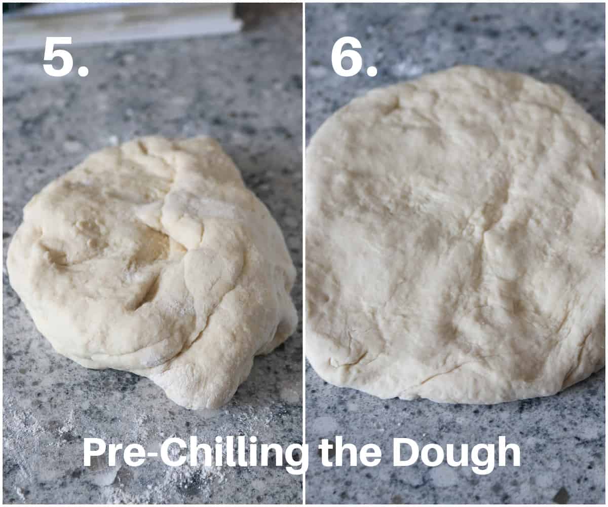 The finished croissant dough before the first chill.